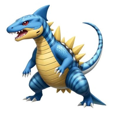 Zeraora-Feraligatr-Sharpedo-Gible-Ampharos-fusion sticker