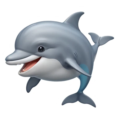 laughing dolphin sticker