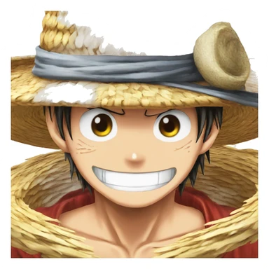 Luffy One Piece Straw Hat ship sticker