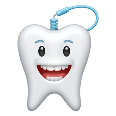 Dental floss  sticker