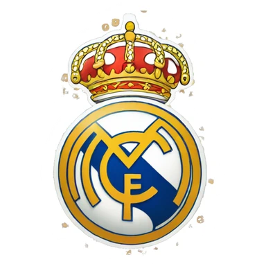 Réal Madrid logo sticker