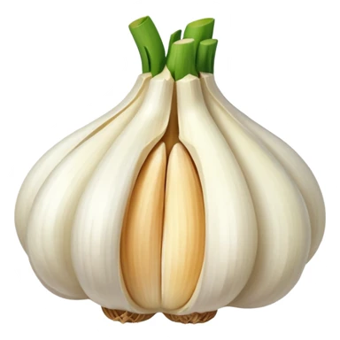 a clove of garlic sticker
