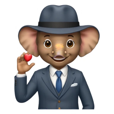 Elephnat   gangster  sticker