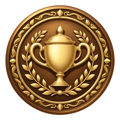 Create a gold emblem that says "Bronze Early Supporter" sticker