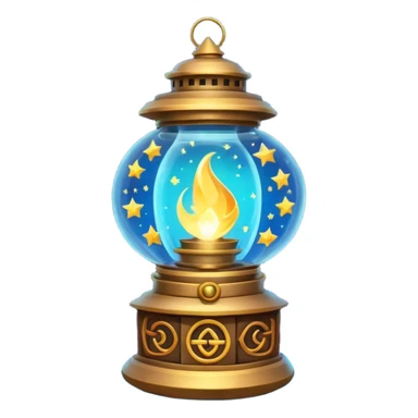 cosmic magic lantern object icon, floating lantern with arcane energy, swirling stars inside, glowing ancient runes, epic fantasy aura, 3D cartoon, mobile game icon style, centered, clean background, no text, no watermark
 sticker