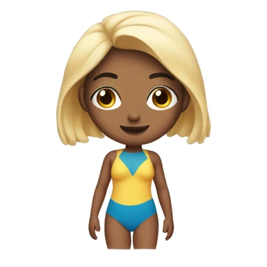 Me wearing a swimsuit  sticker