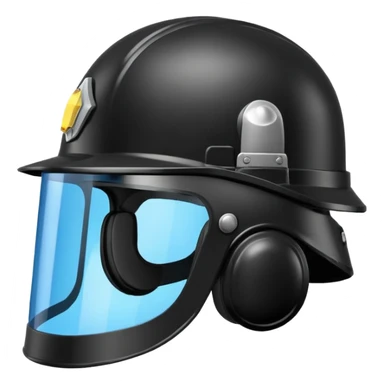 Police riot helmet with visor
 sticker