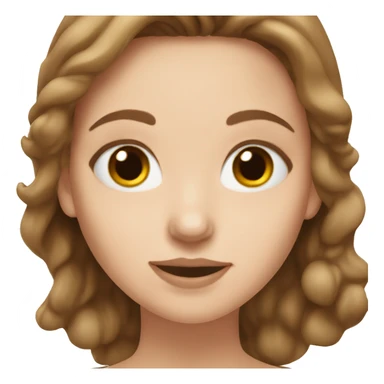 white girl with Brown hair  applying cream on face sticker