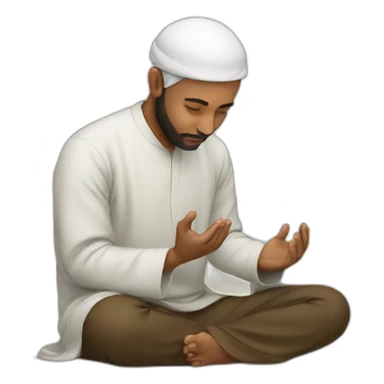 A Muslim who prays sticker