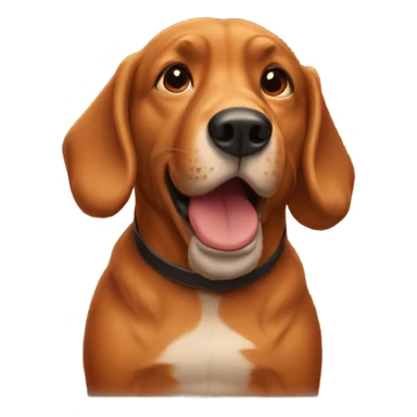 Do  red dog in big house sticker