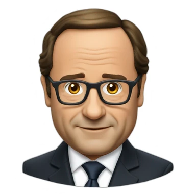 françois hollande sticker