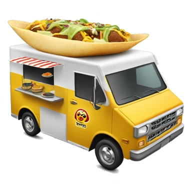 Toyota 2027 flying taco’s mini food truck  sticker