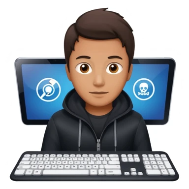 👨‍💻 hacker  Samsung  keyboard sticker