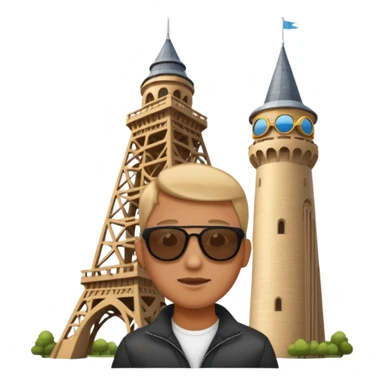 Fly som treffer nesten er tårn sticker