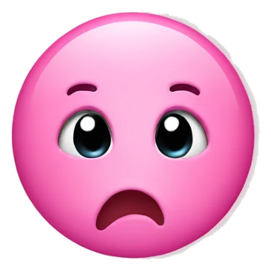 pink emoji winky face blowing a kiss sticker