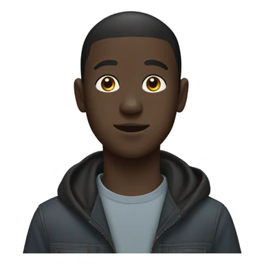 Black Labrador with two white teenage boys both boys have brown hair  sticker