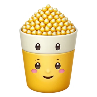 make a emoji which is a corn emoji in a cup sticker