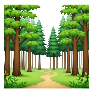 clearing" an open space in a forest, light, spacious, minimal. sticker