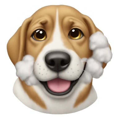 Chill guy dog meme sticker