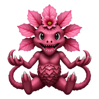 a flower like a monster a demogorgon basically but without e sticker