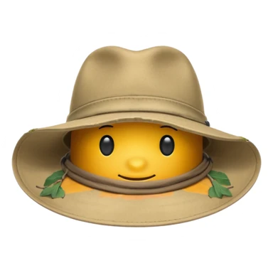 Austrailian bush hat sticker