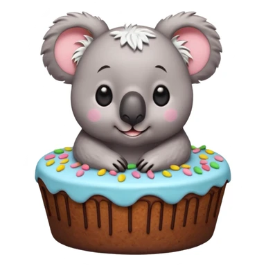 Koala cake sticker