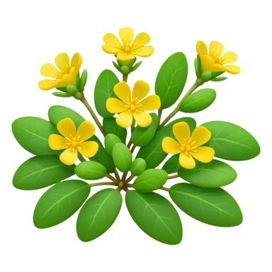 purslane bush plant sticker