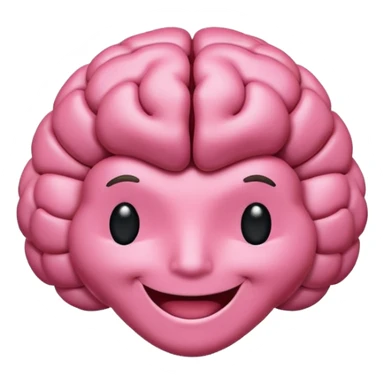Cerebro sonriente sticker