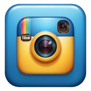 Instagram blue thick meta verifed sticker