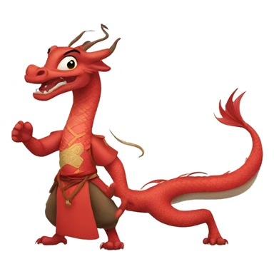 mushu de mulan  sticker