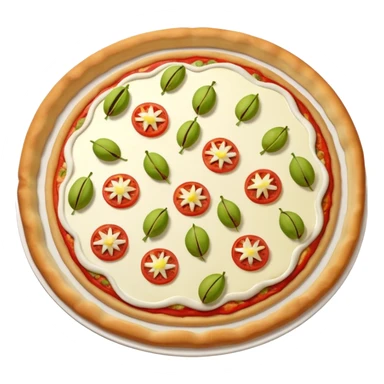 a lot of pistachio and white cream(main), under the cream there is jambon beurre like flower, pizza sticker