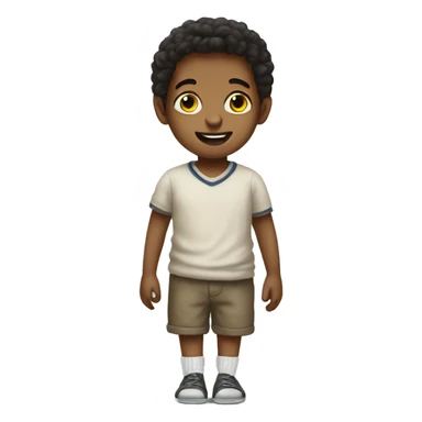 Little orphan wearing socks sticker