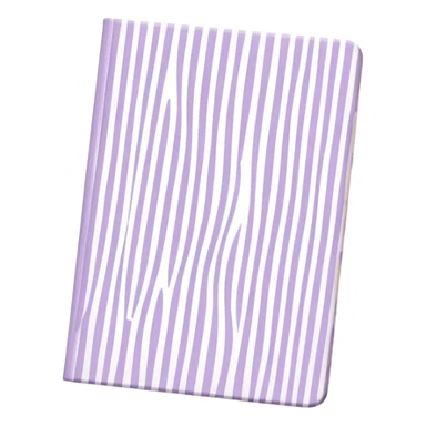 Cute  journal cover, pastel purple gingham pattern
Handwritten feminine typography, soft aesthetic, cozy girl vibe
Clean product mockup, minimal shadows, lifestyle stationery style sticker