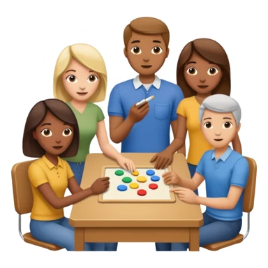 Pictionary drawing game sticker