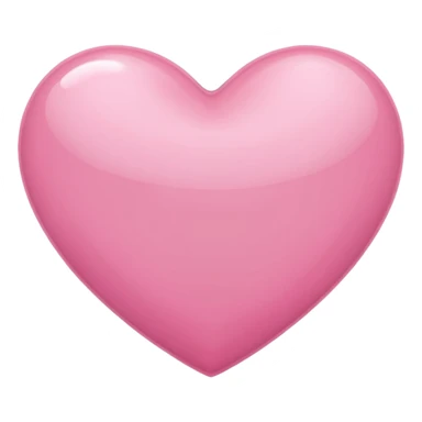 sakura heart with a glossy highlight sticker