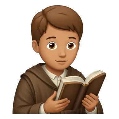 Guy who reads Bible sticker