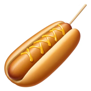 Korean corn dog with sugar coating sticker