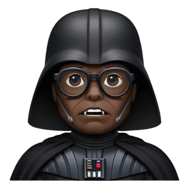 Dark vador avec des verrresnoires sticker