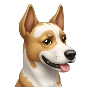 perro ladrando sticker