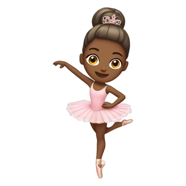 ballerina on pointe sticker
