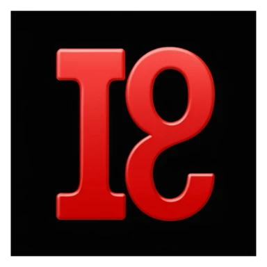 number 110 in the style of classic red 100 emoji, bold red numbers, two red underlines, black background sticker