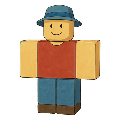ghibli style Roblox sticker