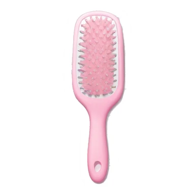Light pink hair brush sticker