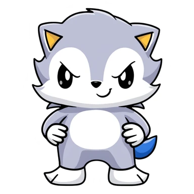 Sonic the Hedgehog, baby Sonic, and Silver the Hedgehog holding hands together sticker