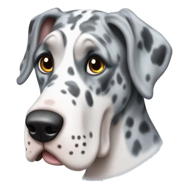 Blue Merle Great Dane  sticker