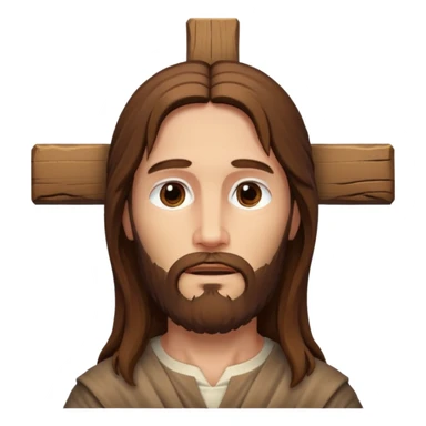 Jesus Christ on cross  sticker