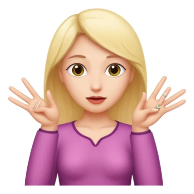 vagina and fingers sticker