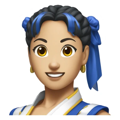 Chun li from street fighter sticker