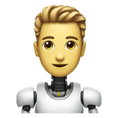 robot con inteligencia artificial  sticker