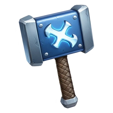Thor hammer with thunder  sticker